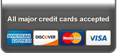 All major credit cards accepted.